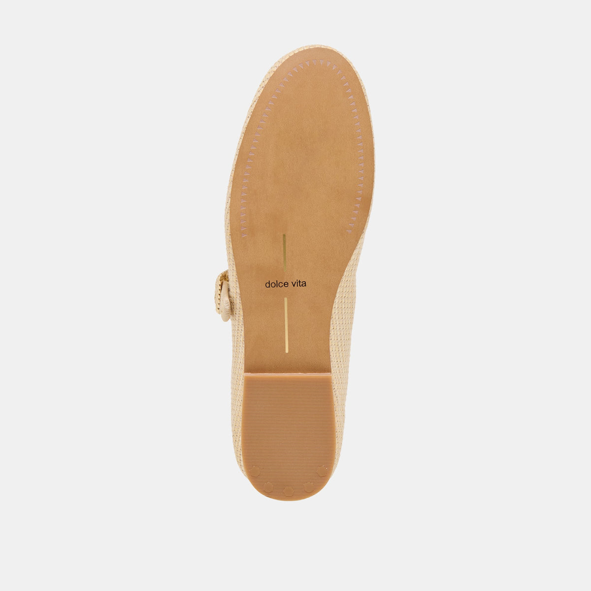 RELAN BALLET FLATS LT NATURAL RAFFIA - Dolce Vita