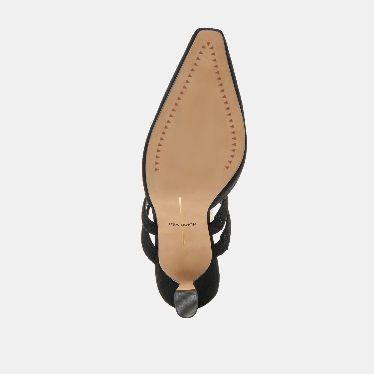 Linore Onyx Suede Heels - Dolce Vita
