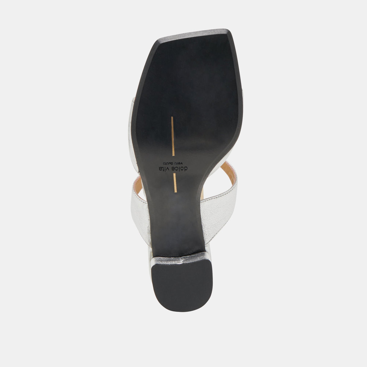 SHANE HEELS SILVER METALLIC LEATHER - Dolce Vita