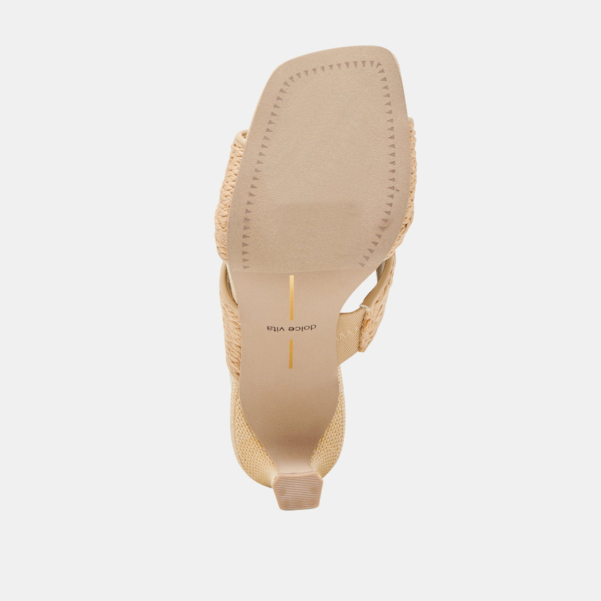 Gitel Lt Natural Raffia Heels - Dolce Vita