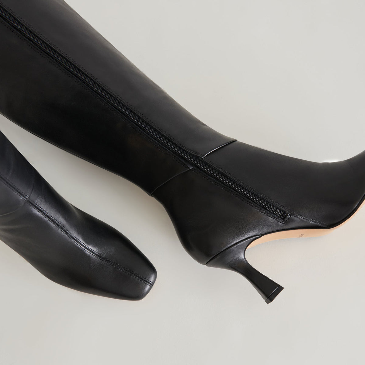 Gyra Black Leather Boots - Dolce Vita