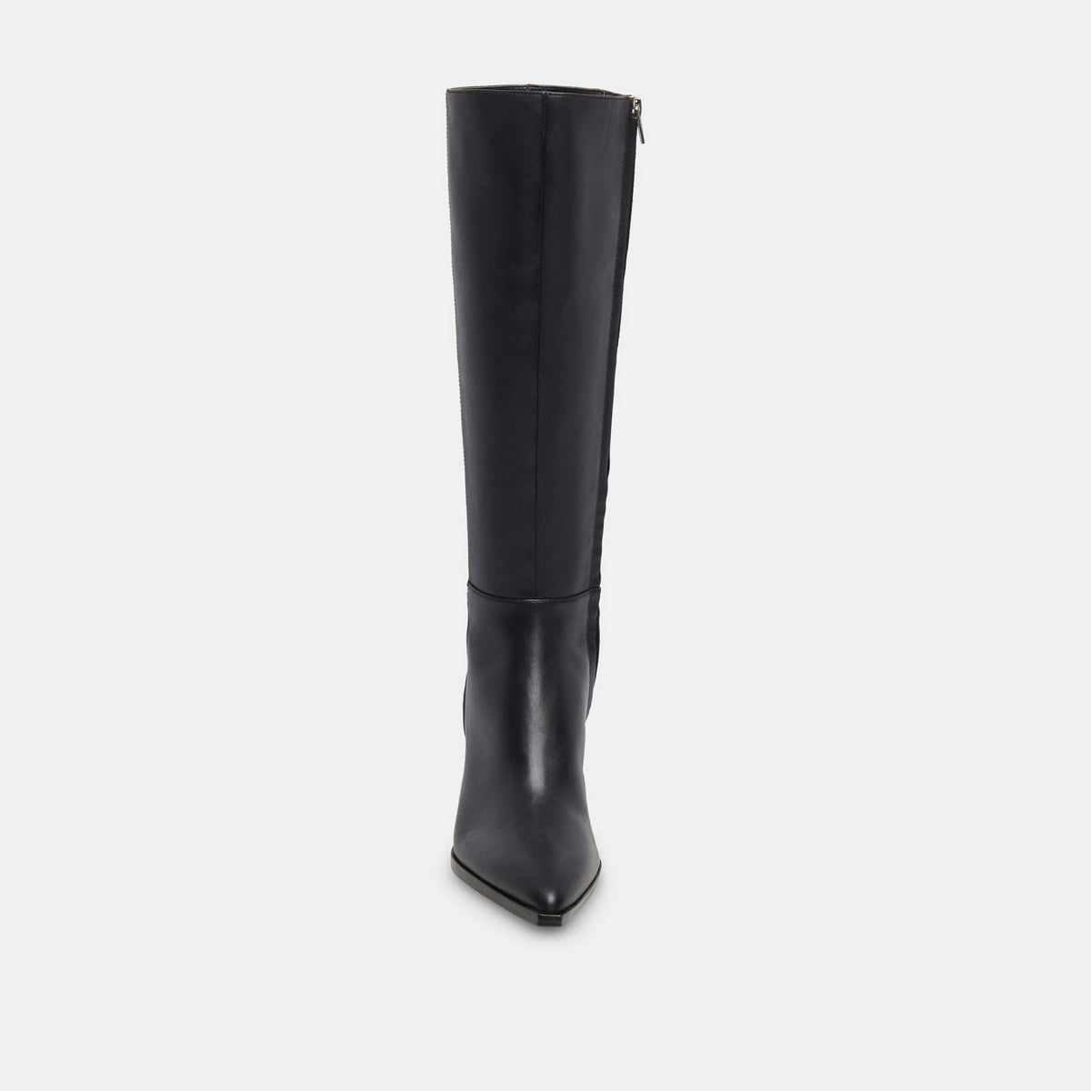 Auggie Black Leather Boots - Dolce Vita