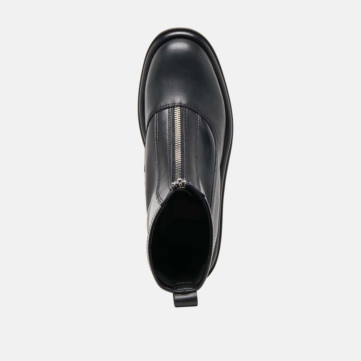 Shante Black Leather Boots - Dolce Vita