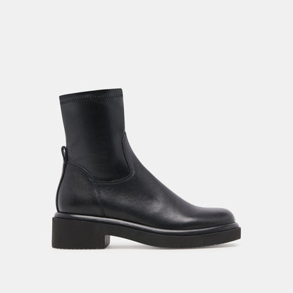 Simaya H2O Waterproof Black Leather Boots - Dolce Vita