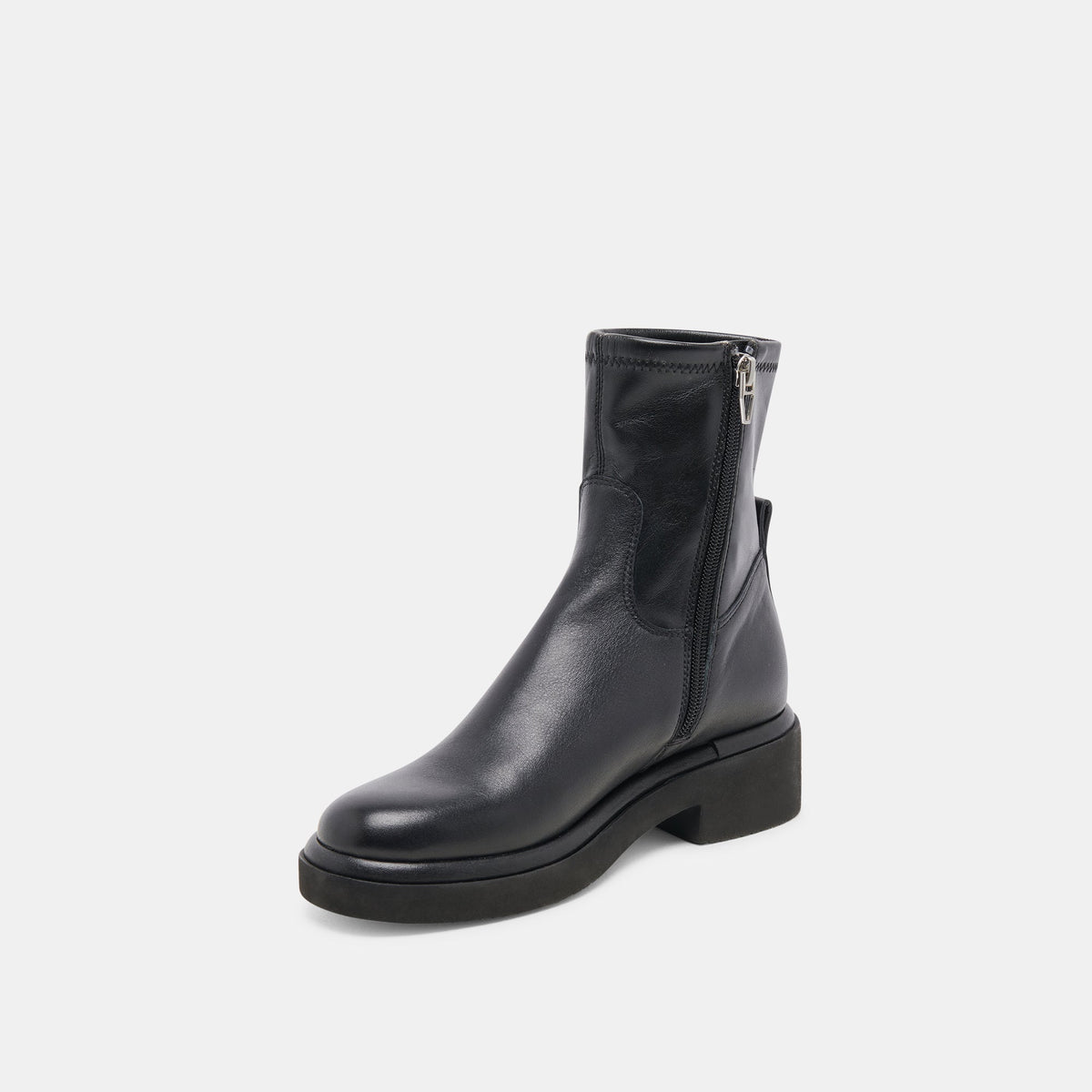 Simaya H2O Waterproof Black Leather Boots - Dolce Vita