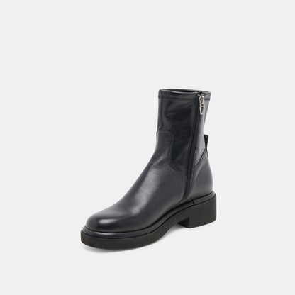 Simaya H2O Waterproof Black Leather Boots - Dolce Vita