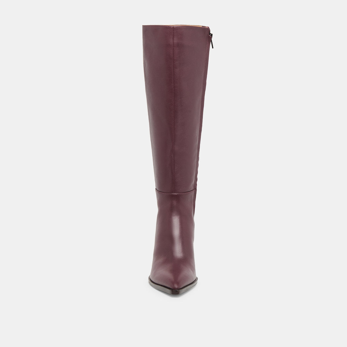 Auggie Wine Leather Boots - Dolce Vita
