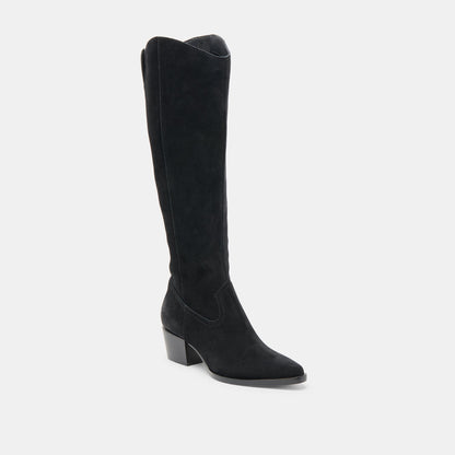 Virona H2O Waterproof Onyx Suede Boots - Dolce Vita