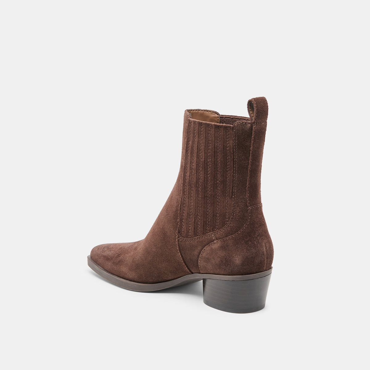 Faint H2O Waterproof Dk Brown Suede Booties - Dolce Vita