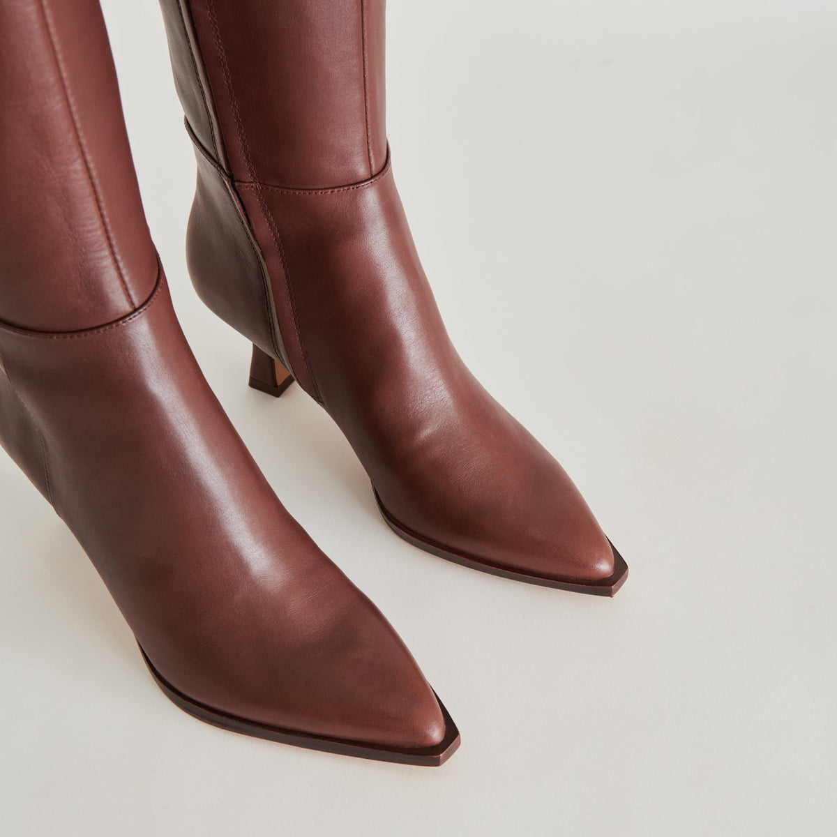 Auggie Extra Wide Calf Chocolate Boots - Dolce Vita