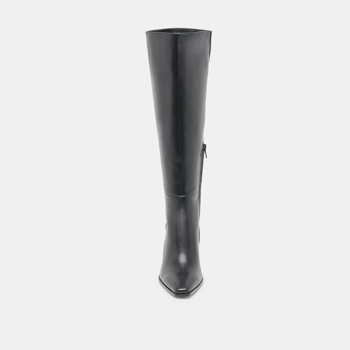 Emmi Black Leather Extra Wide Calf Boots - Dolce Vita