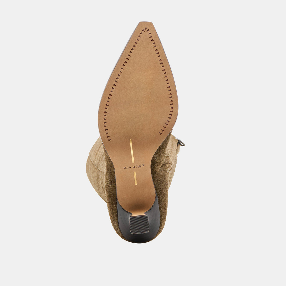Auggie Olive Suede Wide Calf Boots - Dolce Vita