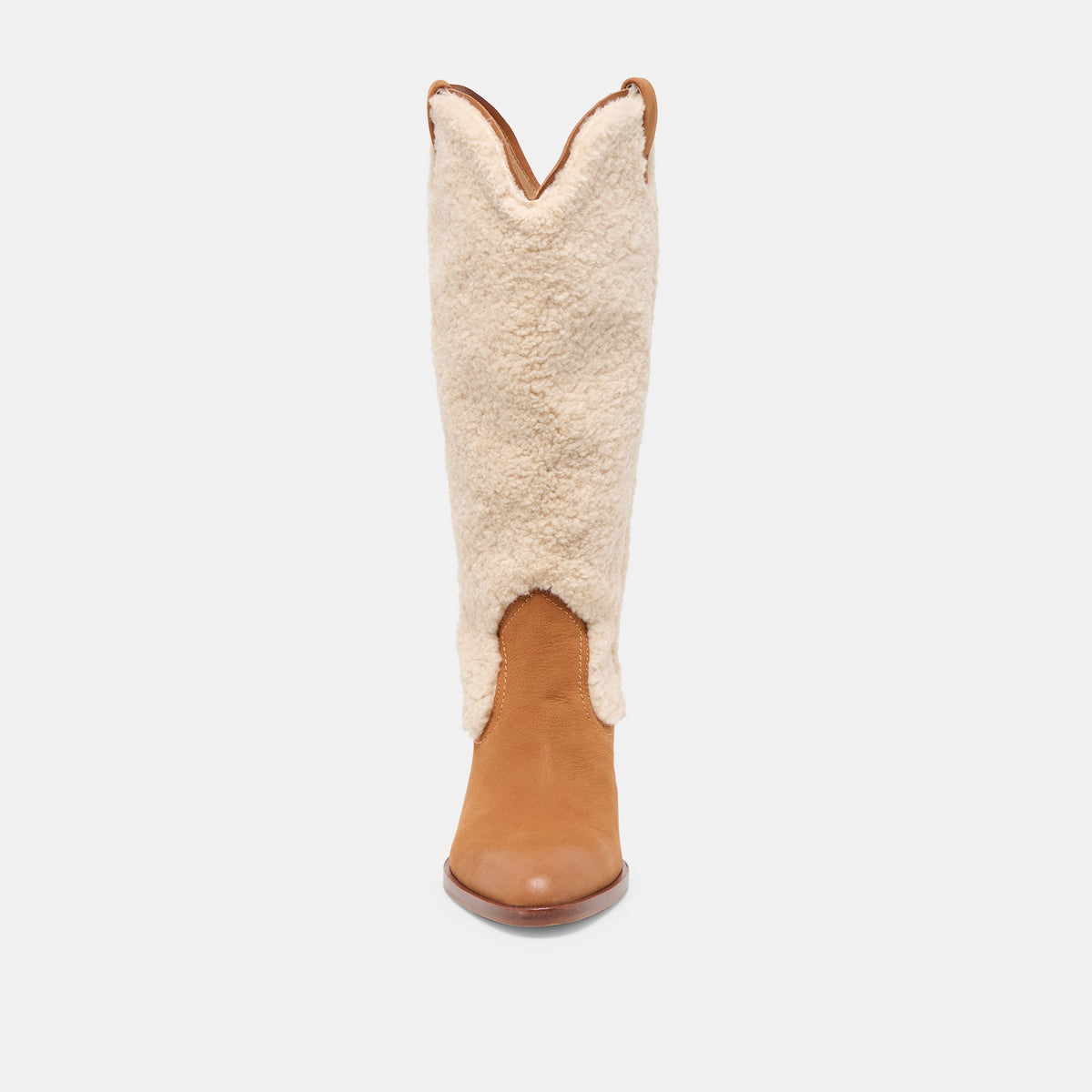 Mykel Plush Caramel Nubuck Boots - Dolce Vita