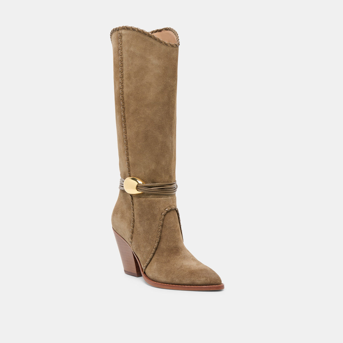 Jody Olive Suede Boots - Dolce Vita