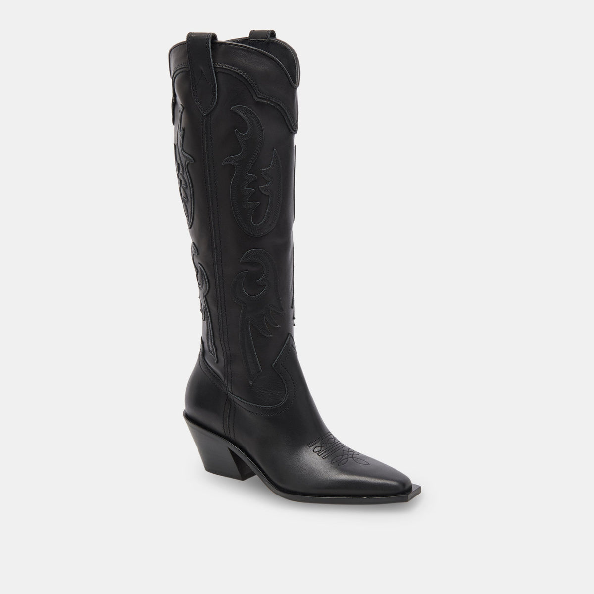 SAMSIN BOOTS BLACK LEATHER - Dolce Vita