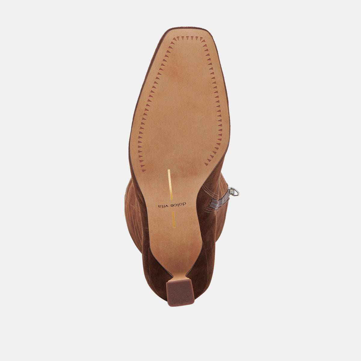 Gyra Extra Wide Calf Brown Suede Boots - Dolce Vita