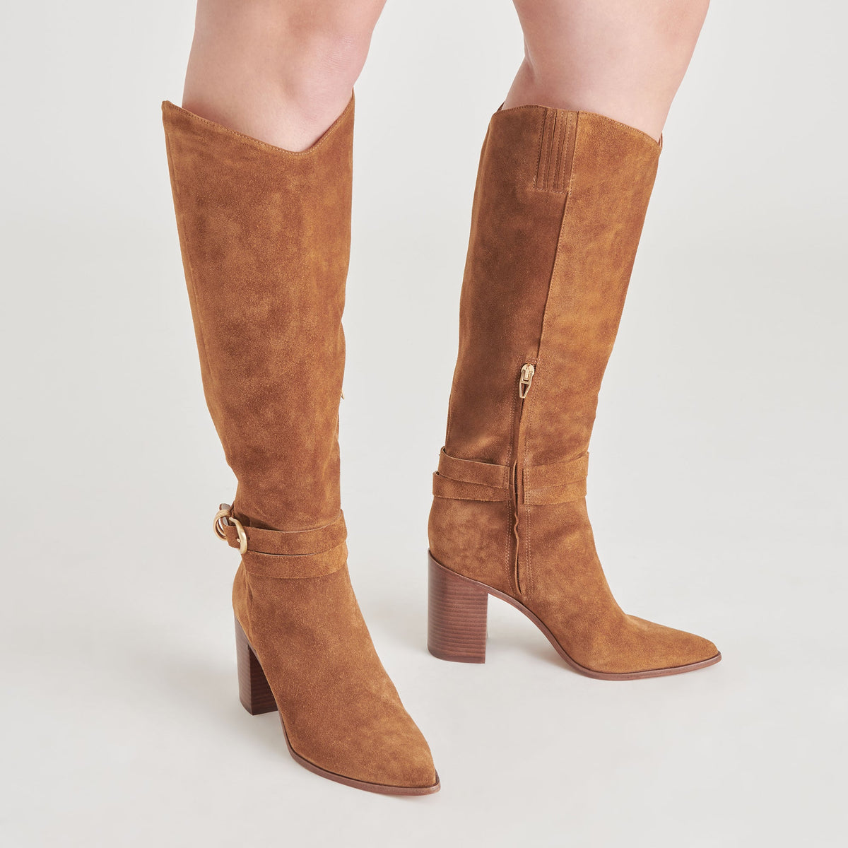 TYRONE BOOTS BROWN SUEDE - Dolce Vita