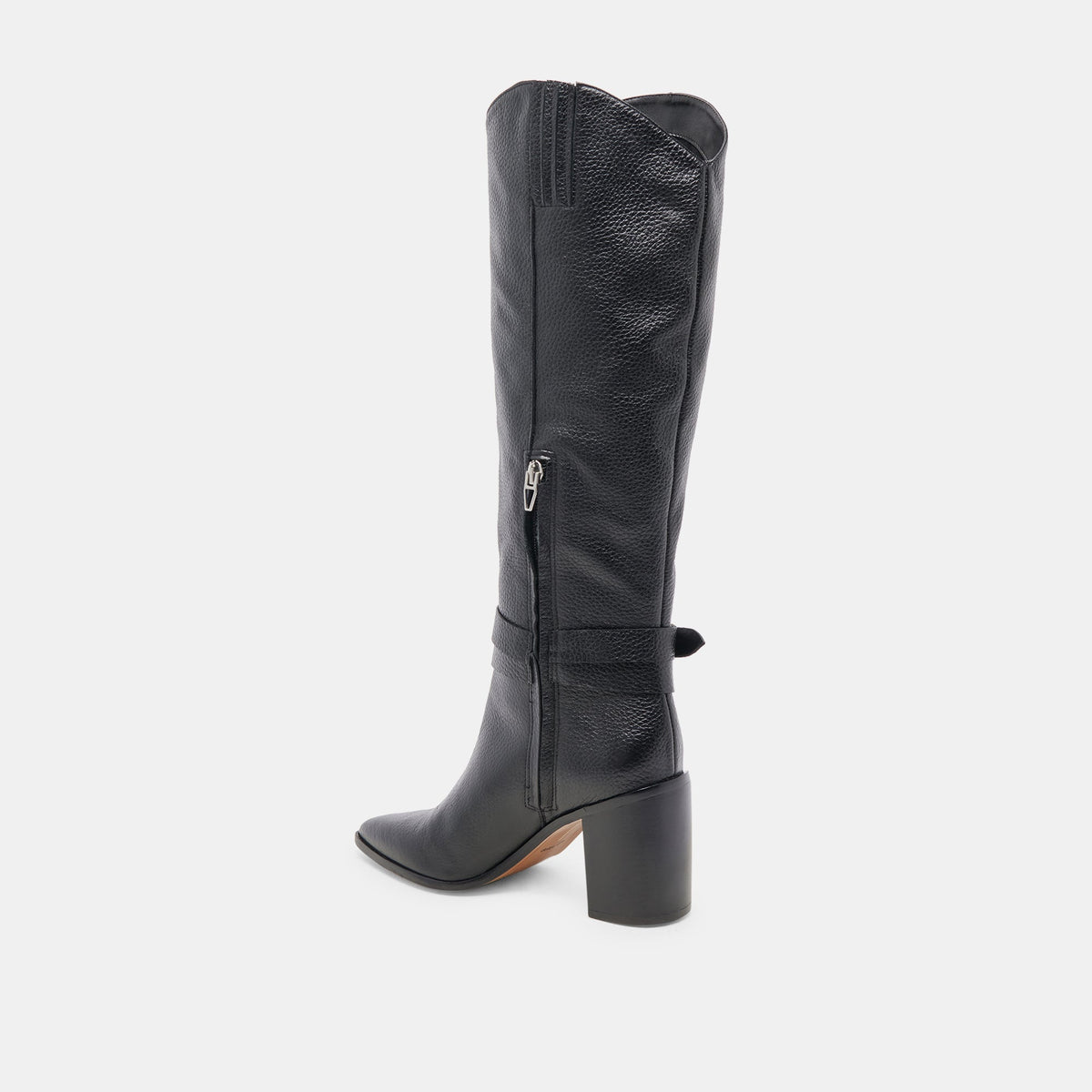 TYRONE BOOTS BLACK LEATHER - Dolce Vita