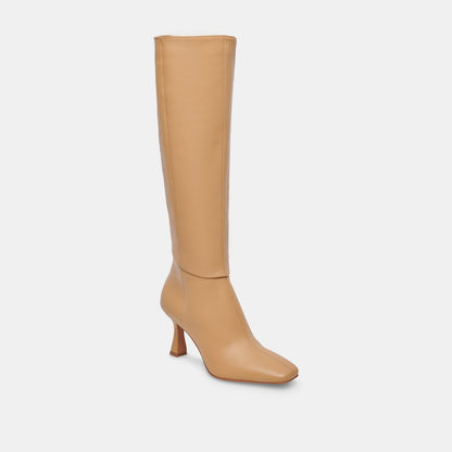 GYRA BOOTS TAN LEATHER - Dolce Vita