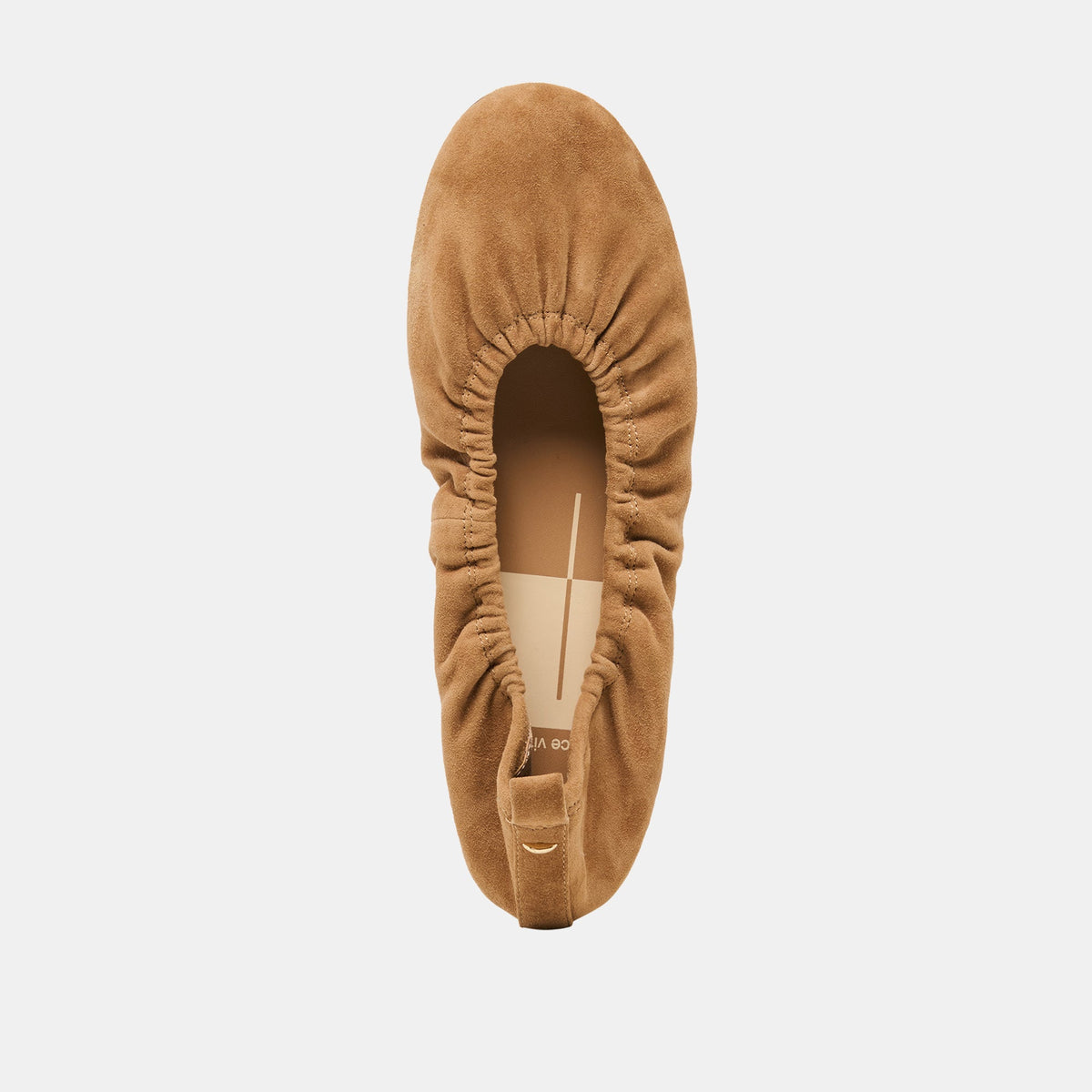 Conrad Lt Brown Suede Ballet Flats - Dolce Vita