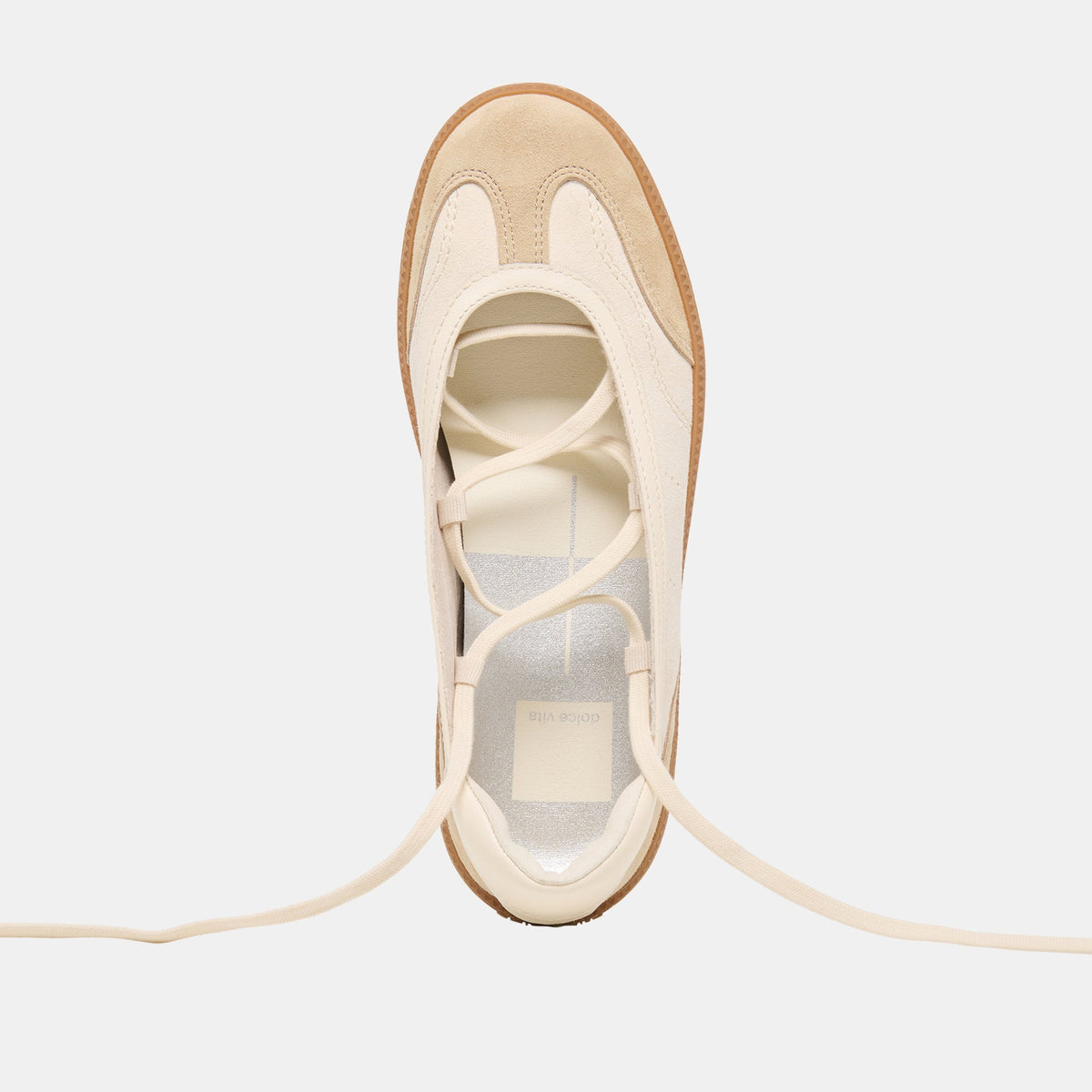 Nyomie Ivory Multi Leather Sneakers - Dolce Vita