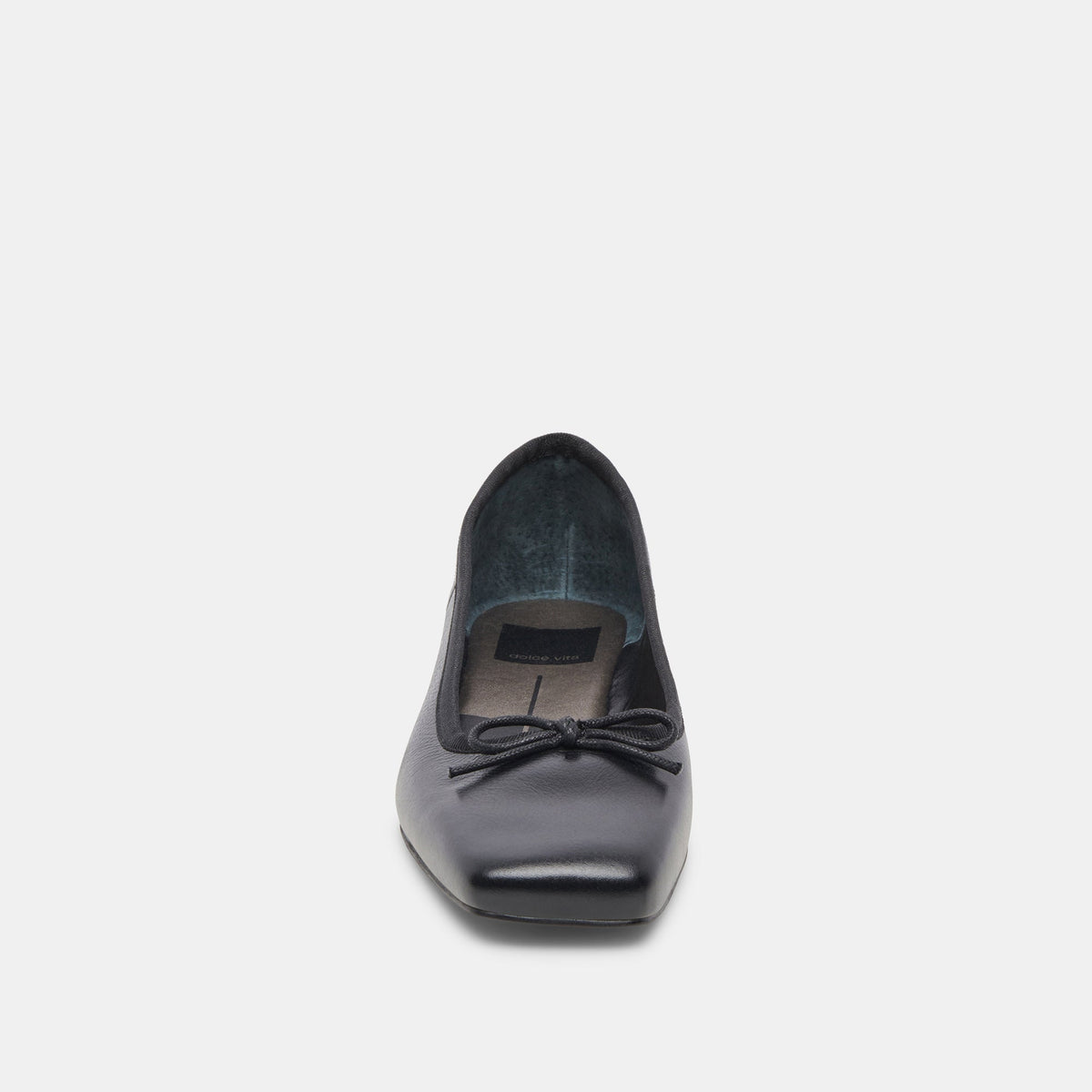 ANISA Ballet Flats Black Leather - Dolce Vita
