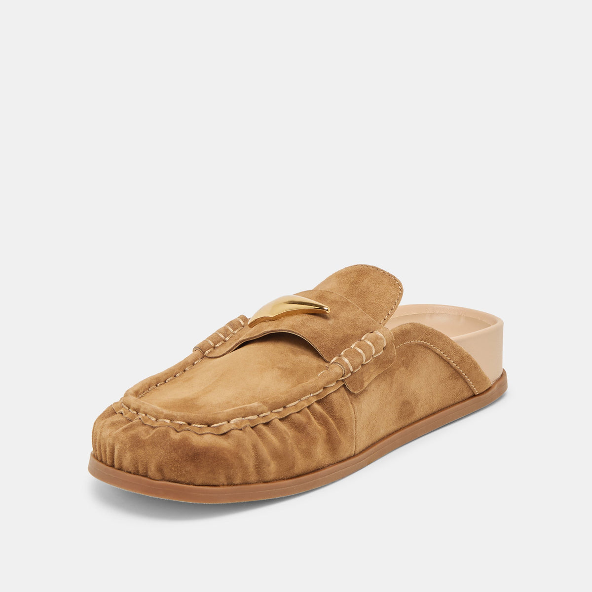 Jodero Lt Brown Suede Flats - Dolce Vita