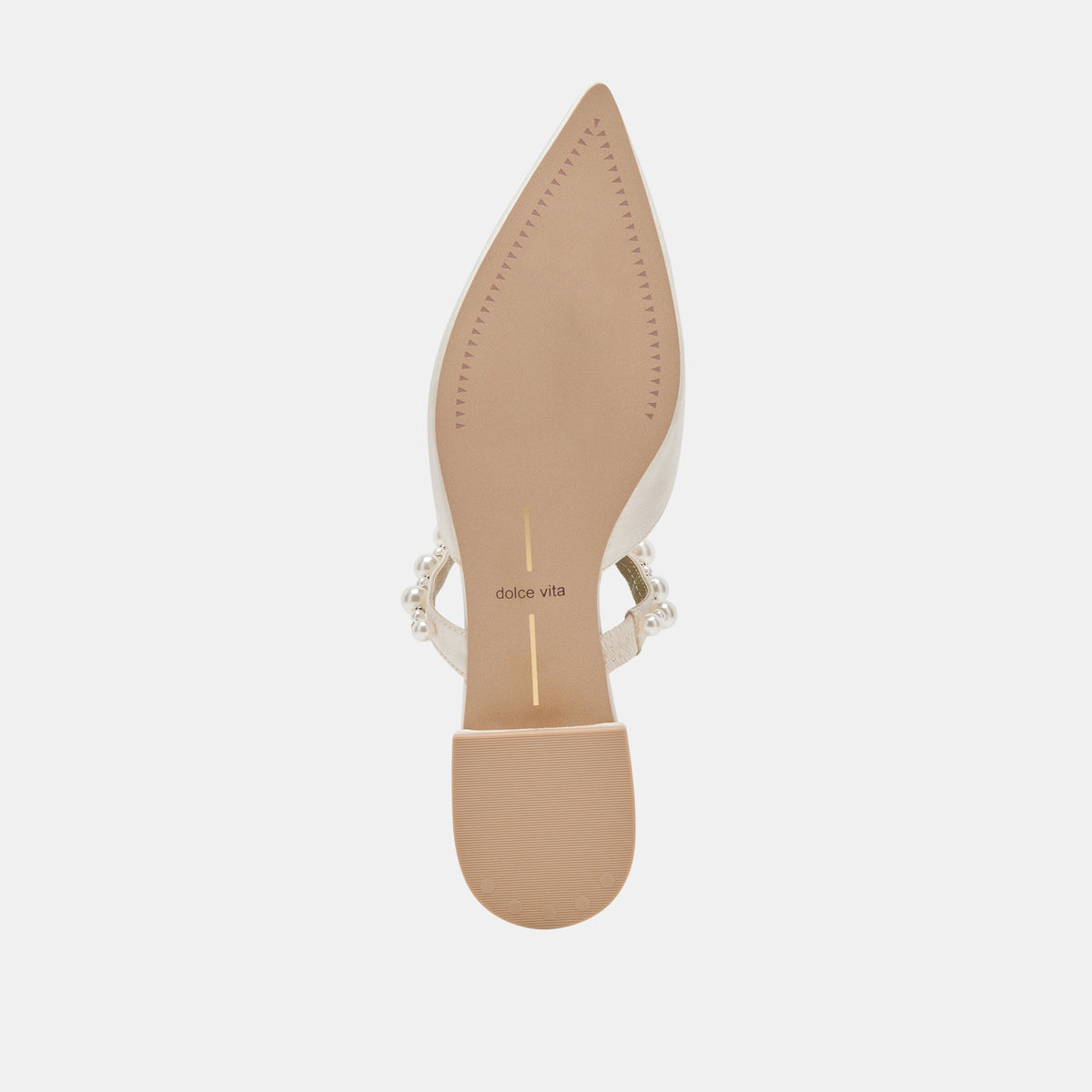 KANIKA PEARL FLATS VANILLA PEARLS - Dolce Vita