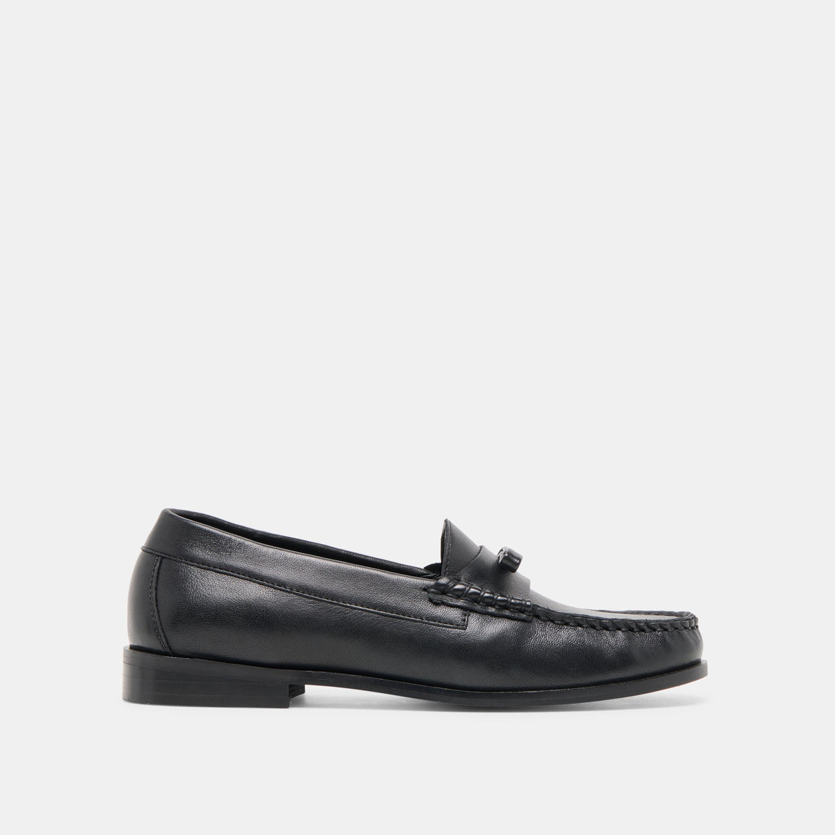 Barney Black Leather Loafers - Dolce Vita