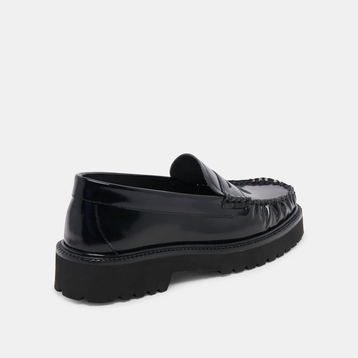 MAXWELL LOAFERS BLACK LEATHER - Dolce Vita