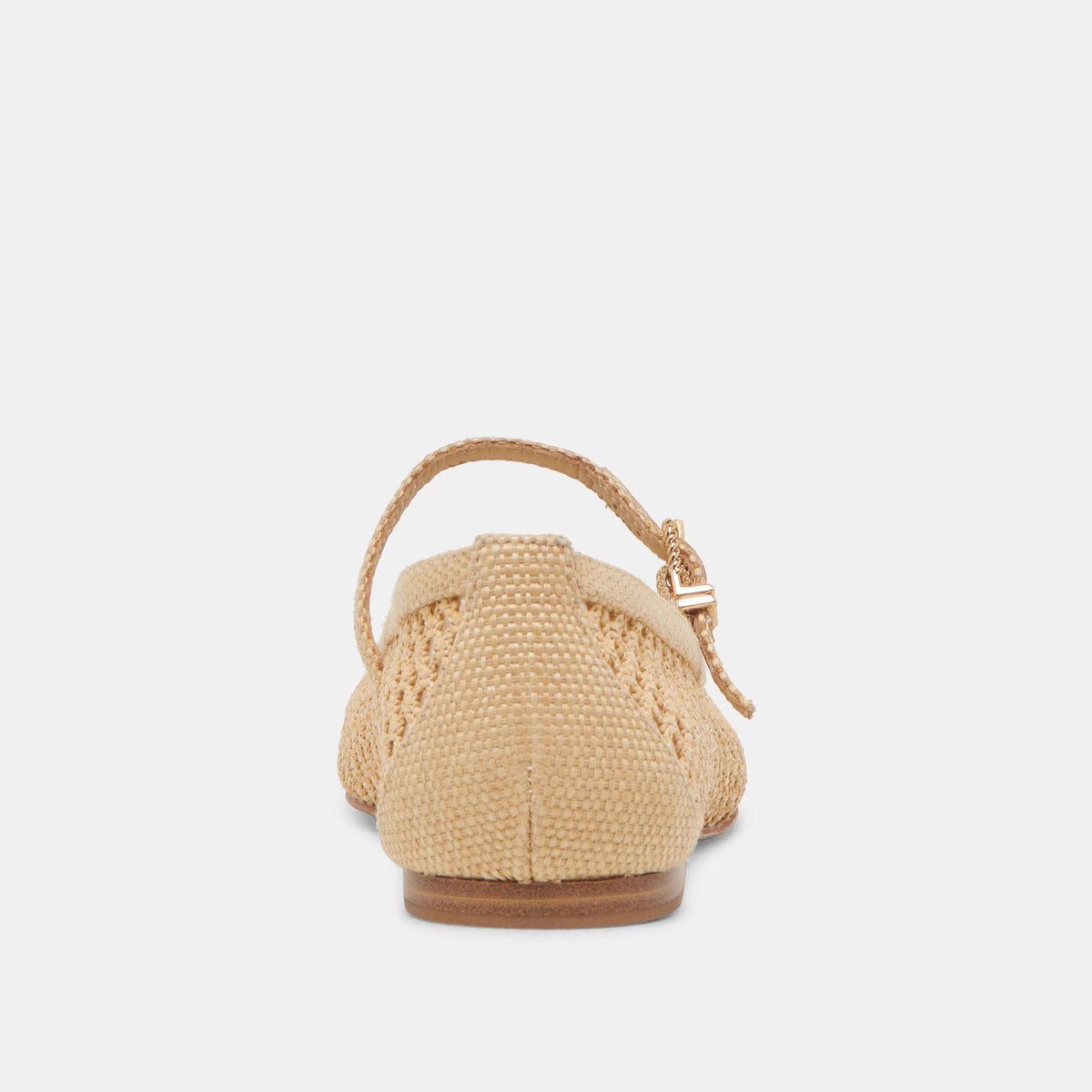 Reyes Lt Natural Woven Raffia Ballet Flats - Dolce Vita