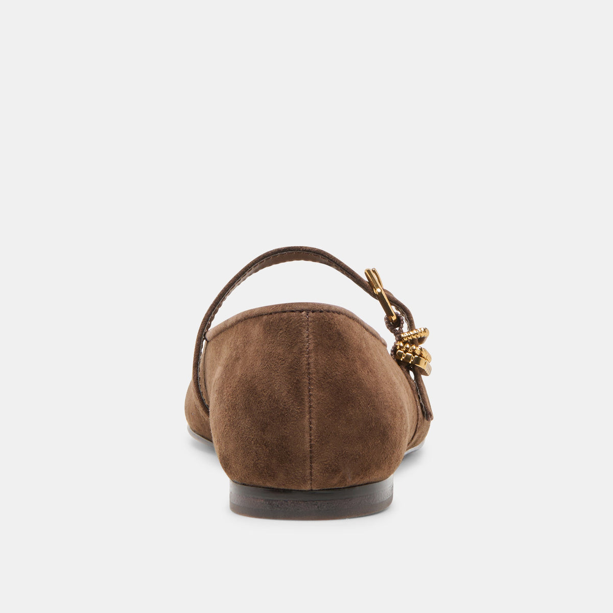 Alizza Dk Brown Suede Ballet Flats - Dolce Vita