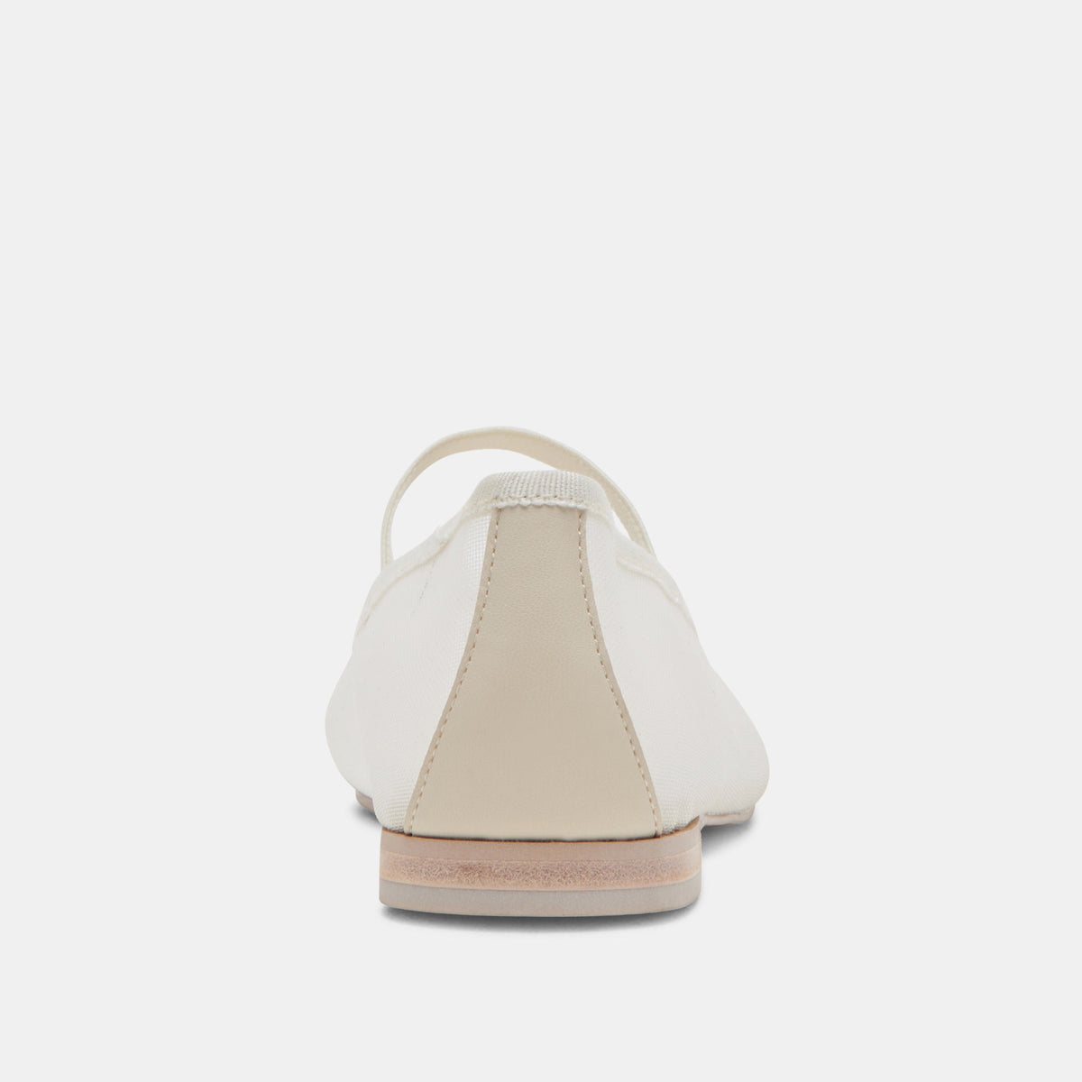 CADEL BALLET FLATS IVORY MESH - Dolce Vita