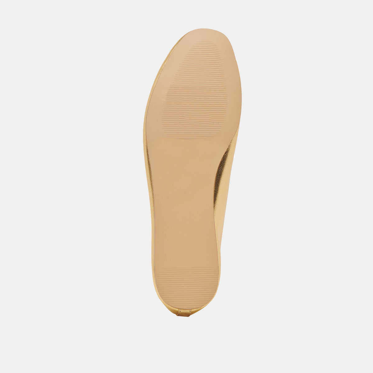 Braidy Gold Metallic Leather Ballet Flats - Dolce Vita