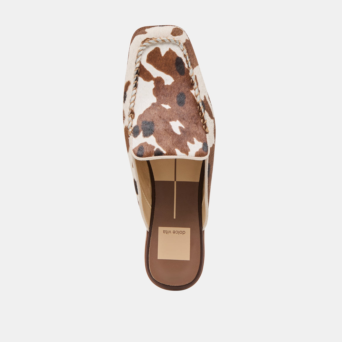 Bradly Cocoa Taurus Calf Hair Flats - Dolce Vita