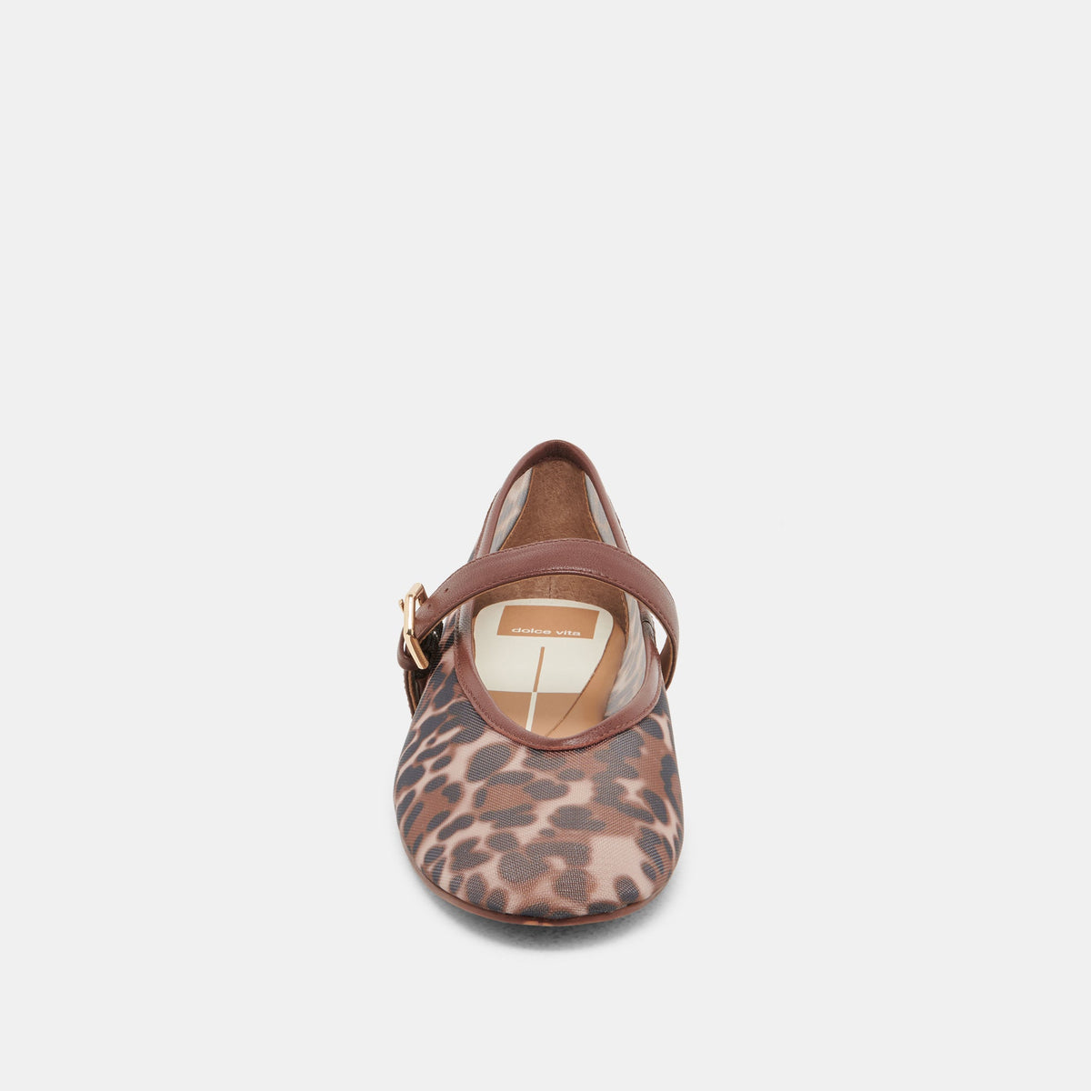 ROSLYN BALLET FLATS LEOPARD MESH - Dolce Vita