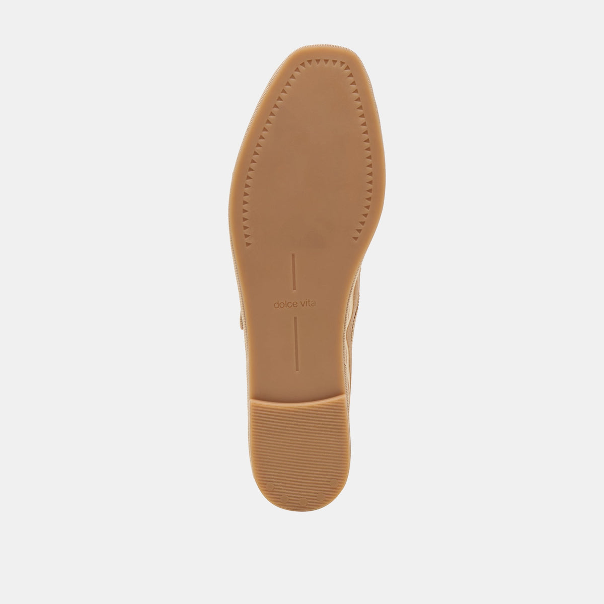 TAMEKA BALLET FLATS TAN STRIPE MESH - Dolce Vita