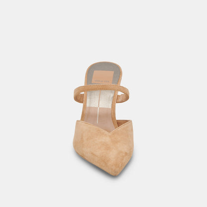 KANIKA HEELS TAN SUEDE - Dolce Vita