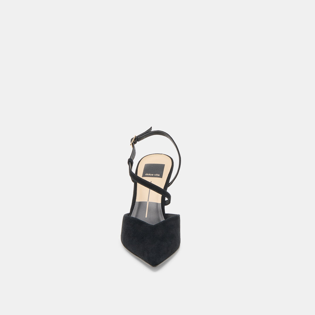 Kamra Onyx Suede Heels - Dolce Vita