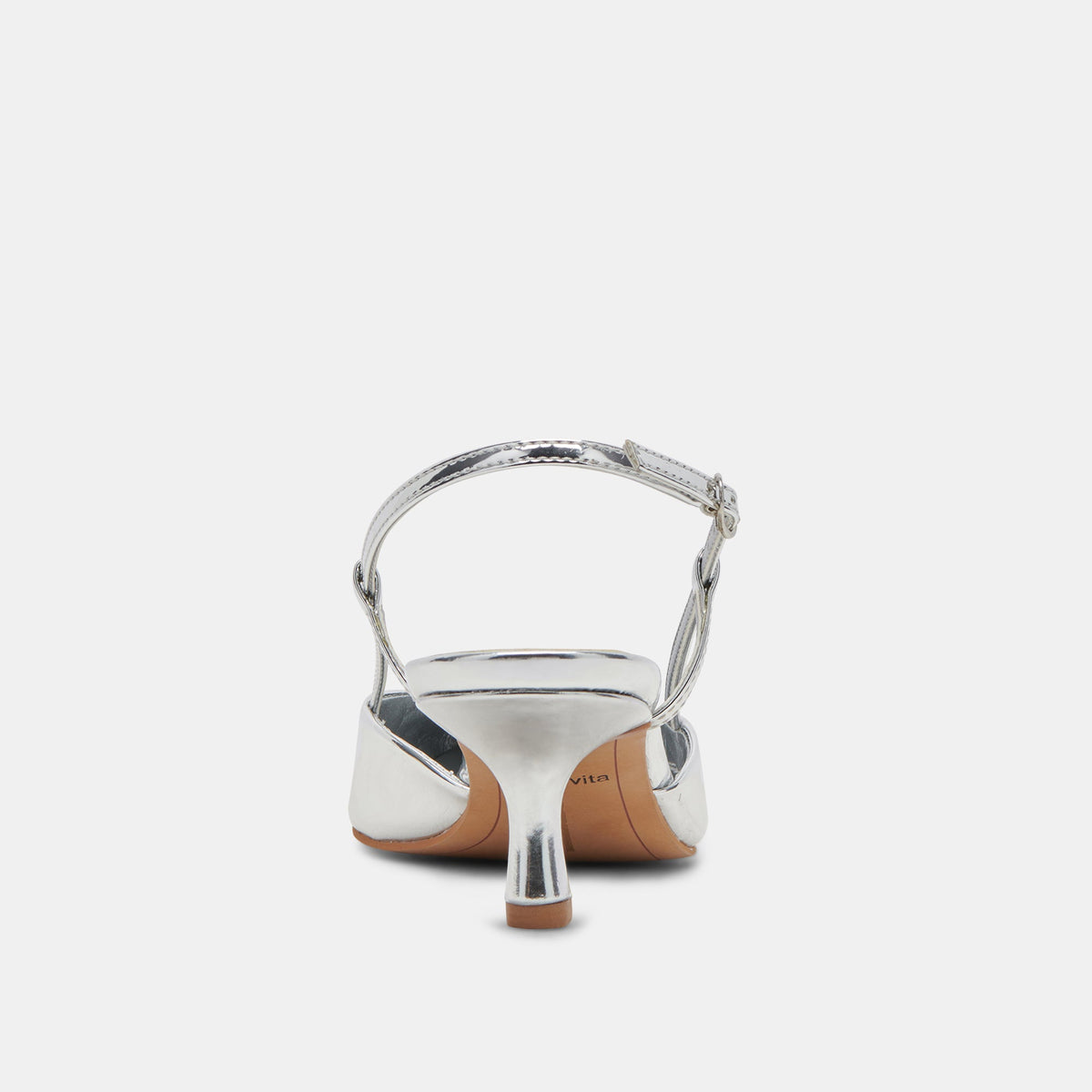 ODELA WIDE HEELS SILVER STELLA - Dolce Vita