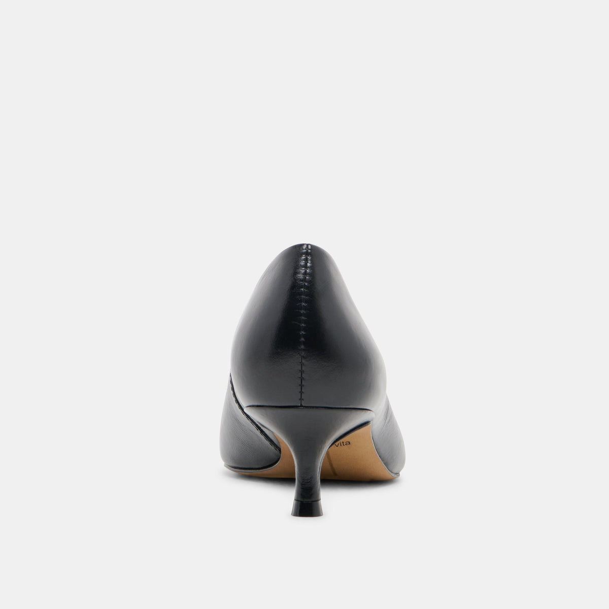 ALWYN HEELS MIDNIGHT CRINKLE PATENT - Dolce Vita