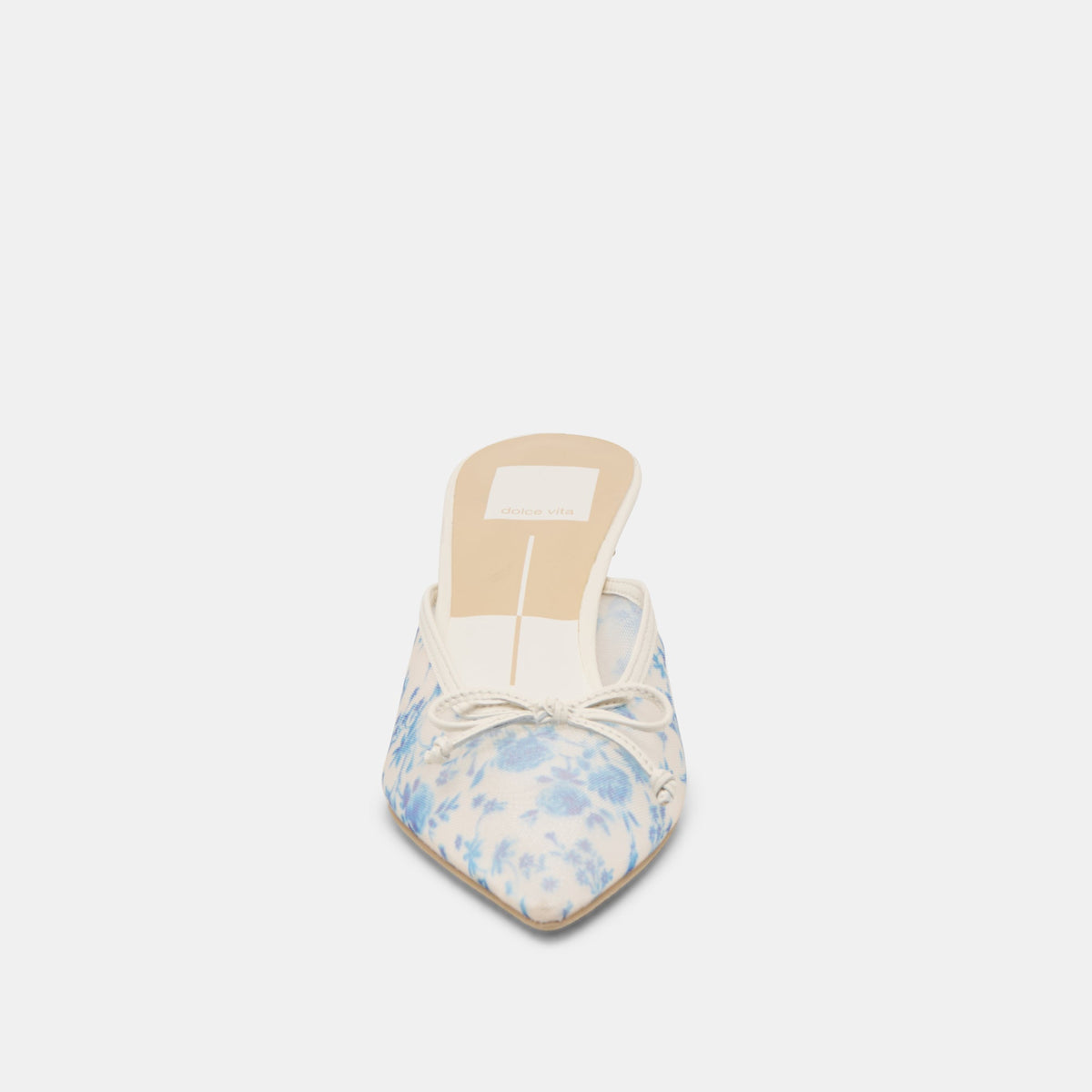 Cleo Blue Floral Mesh Heels - Dolce Vita