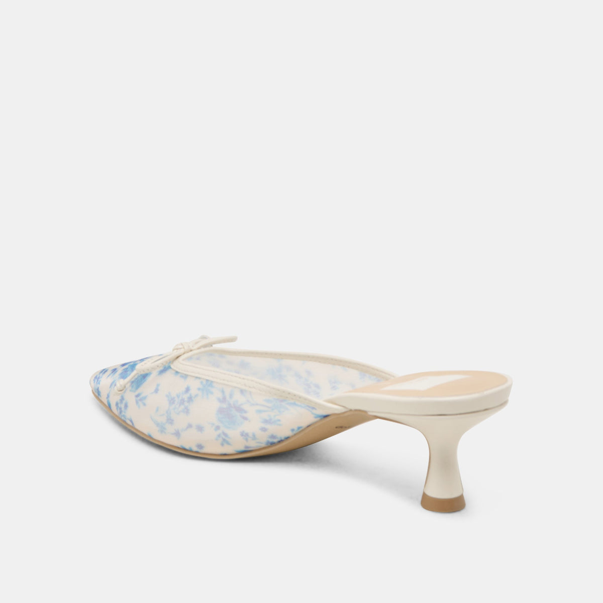 Cleo Blue Floral Mesh Heels - Dolce Vita