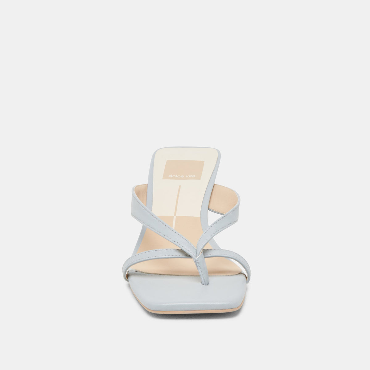 BREVEL HEELS LIGHT BLUE LEATHER - Dolce Vita