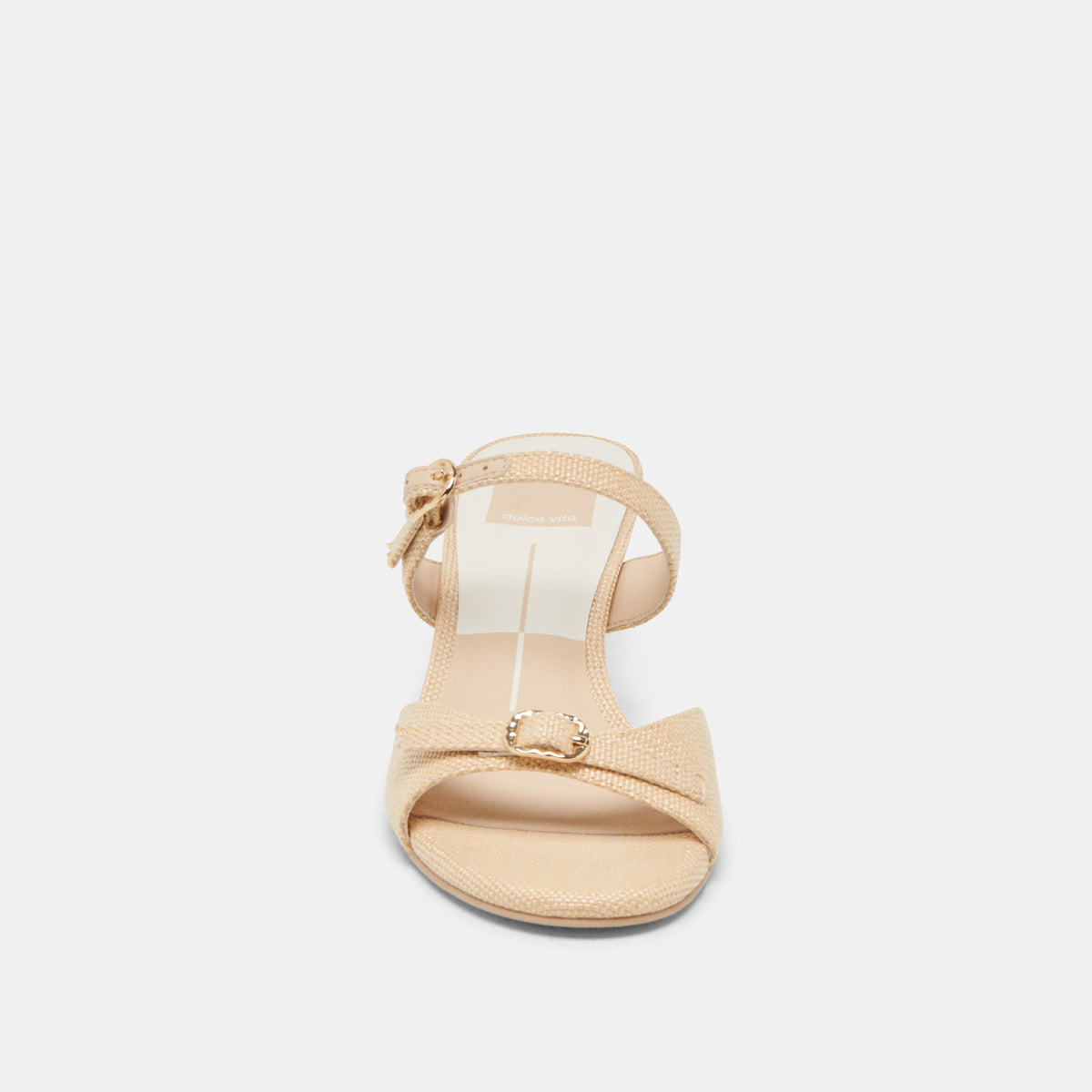 LORALI HEELS LT NATURAL RAFFIA - Dolce Vita