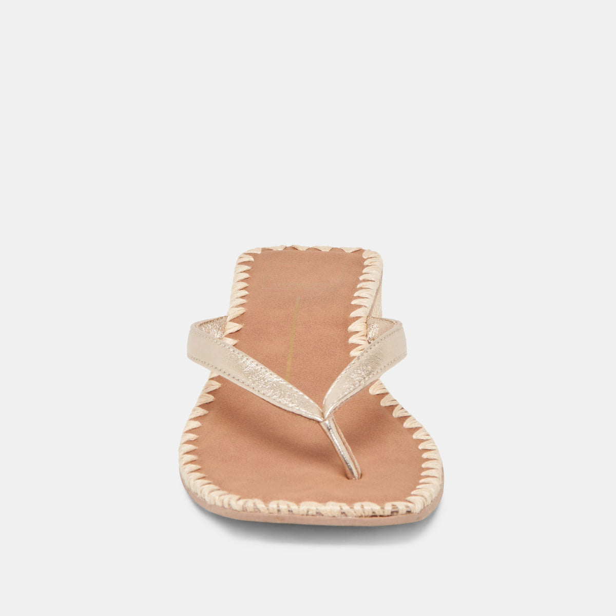 BARTY SANDALS GOLD METALLIC LEATHER - Dolce Vita