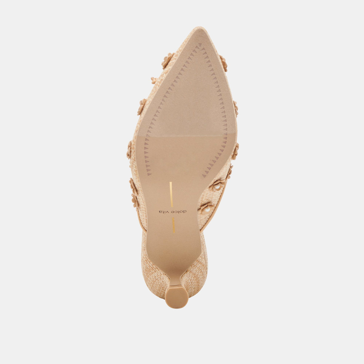 CAMILO HEELS LT NATURAL RAFFIA - Dolce Vita