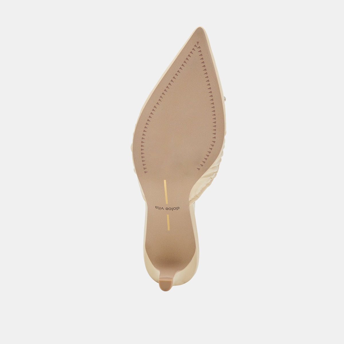 KAIRI MID HEELS LIGHT YELLOW CRINKLE PATENT - Dolce Vita