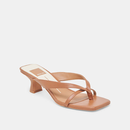 BREVEL HEELS SADDLE LEATHER - Dolce Vita