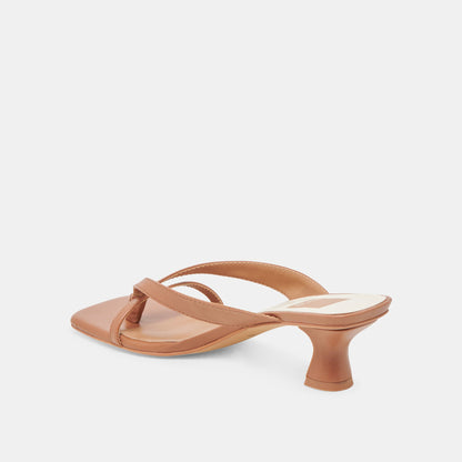 BREVEL HEELS SADDLE LEATHER - Dolce Vita